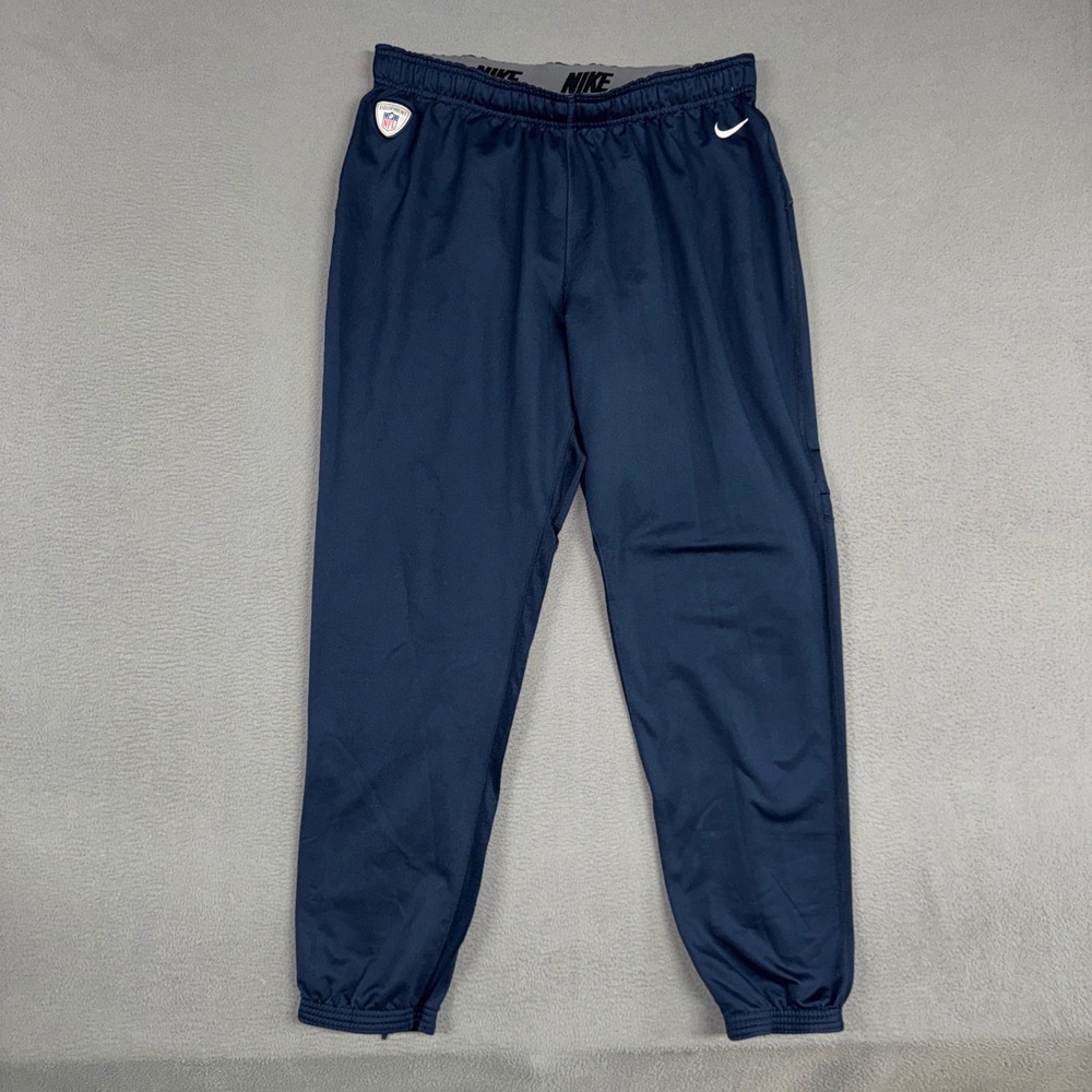 Nike Sweatpants Mens XL Blue Athletic Dri-FIT NFL Equipment Training Joggers